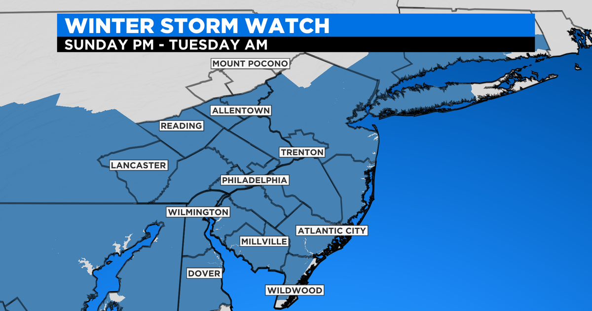 Philadelphia Weather: Winter Storm Warning In Place As Region Braces ...
