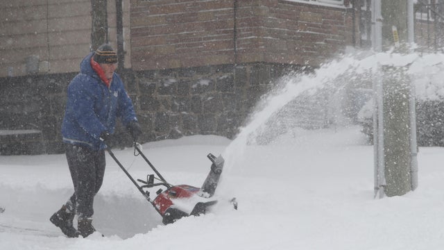 Heavy snowfall in New Jersey 