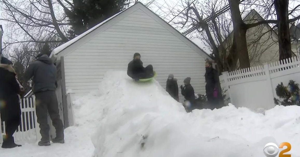 Benefits Of A Brutal Winter Storm? On Long Island It's Park Snow Ramps