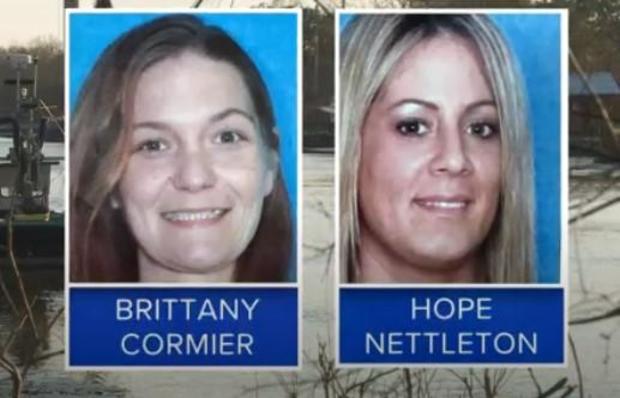 Neither Brittany Cormier, left, nor Hope Nettleton was the person that the hit men had been hired to kill on January 13, the Terrebonne Parish Sheriff's Office said. 