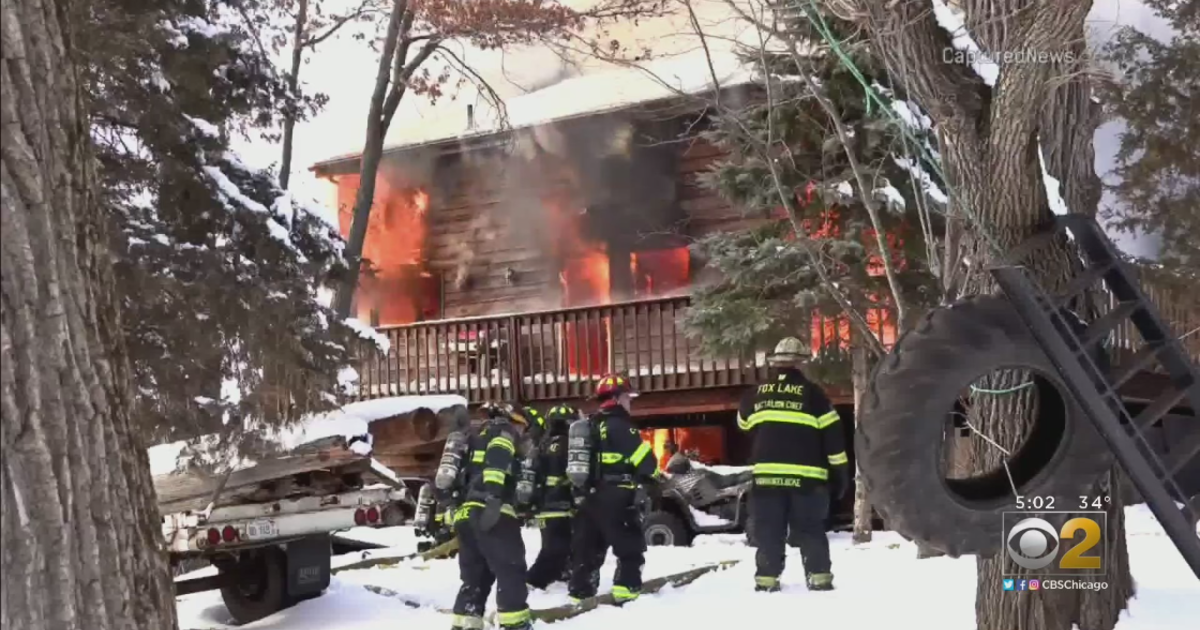 Fire Sweeps Through House In Ingleside - CBS Chicago