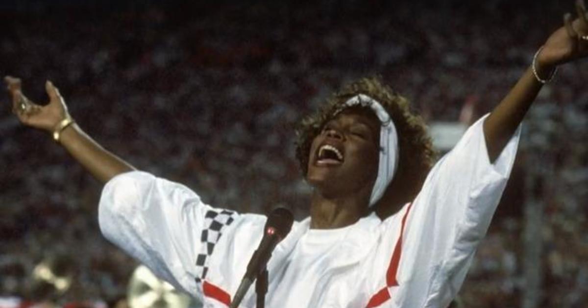 super bowl national anthem whitney houston