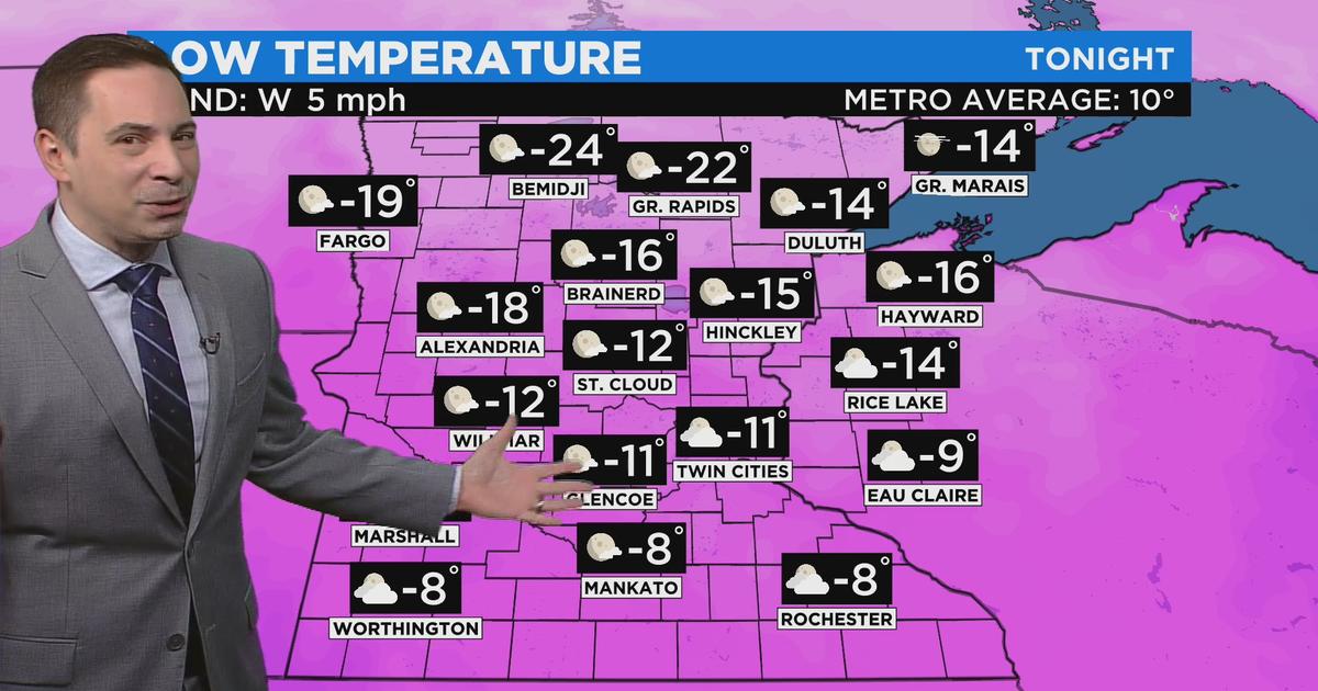 Minnesota Weather: Subzero Stretch Continues Sunday - CBS Minnesota