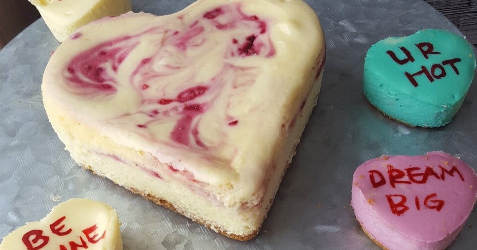 Muddy Paws' Conversation Hearts Cheesecakes CBS Minnesota