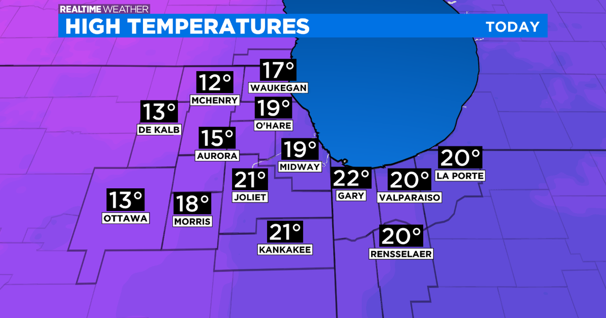 Chicago Weather: Cold Day With Snow Showers Ahead - CBS Chicago