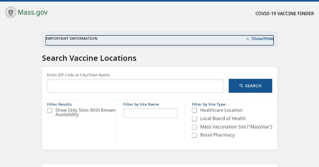 Check COVID 19 Vaccine Appointment Availability With New Tool On State 