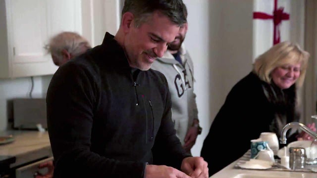 Fotis Dulos and his sister Rena 