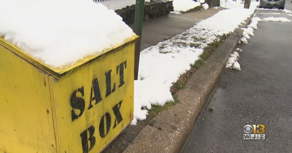 Maryland Officials Look To Reduce Use Of Salt On Roads CBS Baltimore