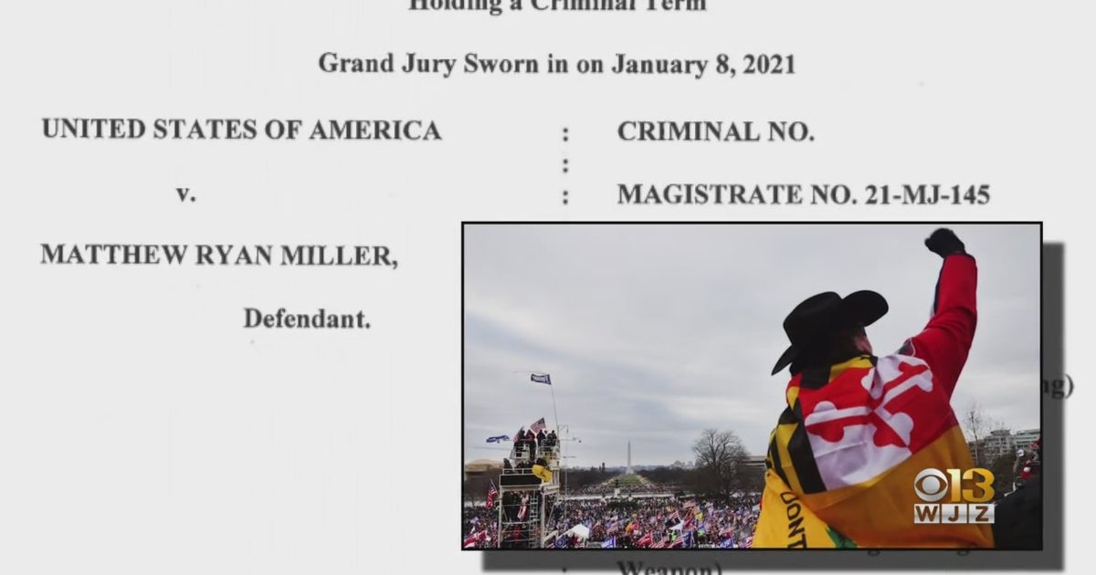 Capitol Riot Suspect From Howard County Accused of Assaulting Police ...