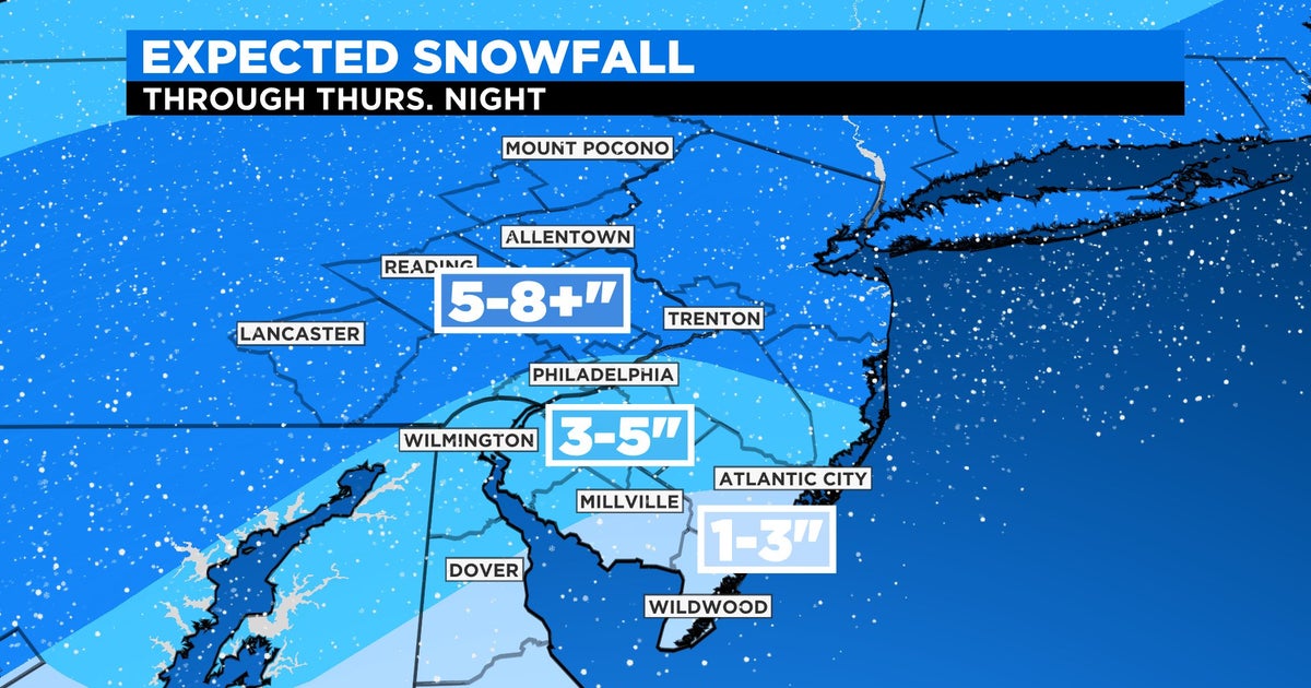 Philadelphia Weather: Winter Storm Warning Issued Ahead Of System That ...