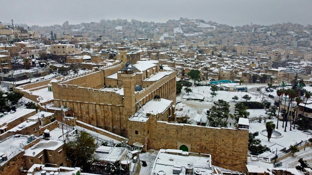 PALESTINIAN-WEATHER-SNOW 