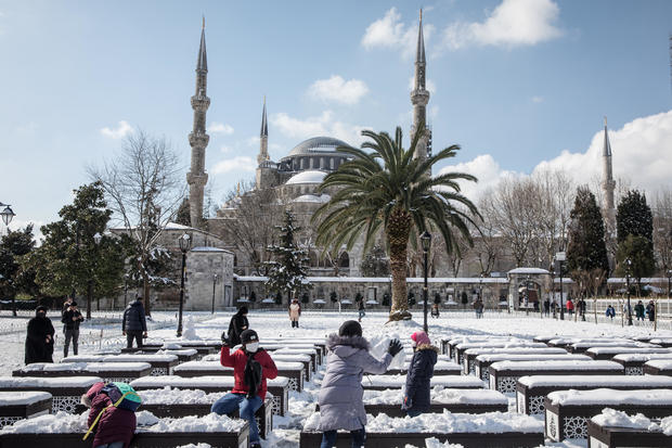 Snowstorm Hits Istanbul 