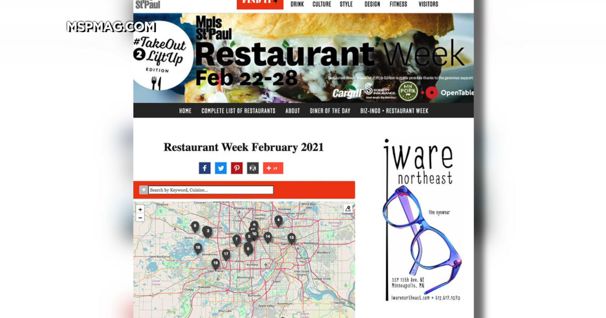 Winter Restaurant Week Has Arrived CBS Minnesota