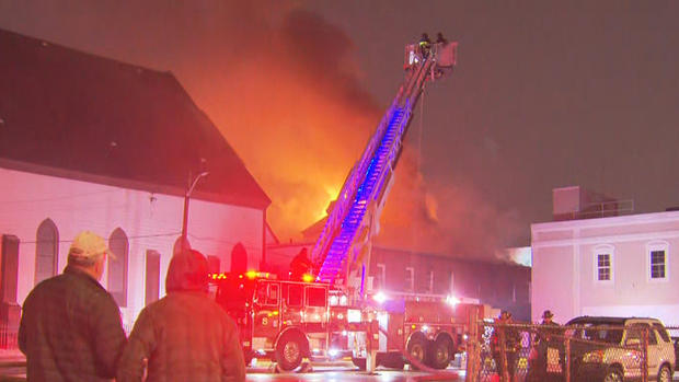 Lawrence church Fire 