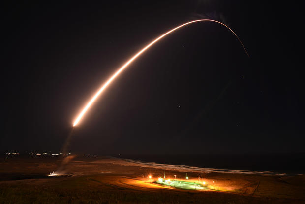 vandenberg first missile test 2021 