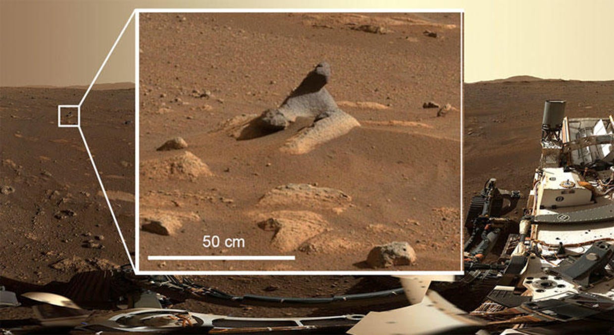 Mars Rover Beams Back Panoramic View Of Landing Site Cbs News