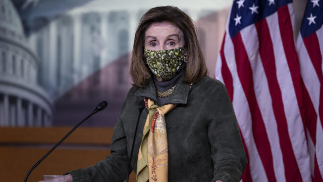 Speaker Pelosi Holds Weekly News Conference On Capitol Hill 