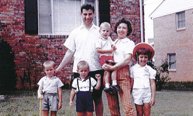 thumbnail_Rabbi Richard G. and Bella Hirsch with their four children circa 1963 