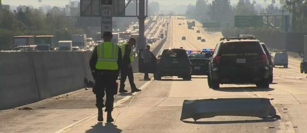 One Killed In Fiery Wreck On 60 Freeway In Hacienda Heights 