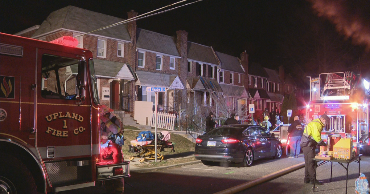 2-Alarm Fire Damages Rowhome In Delaware County - CBS Philadelphia