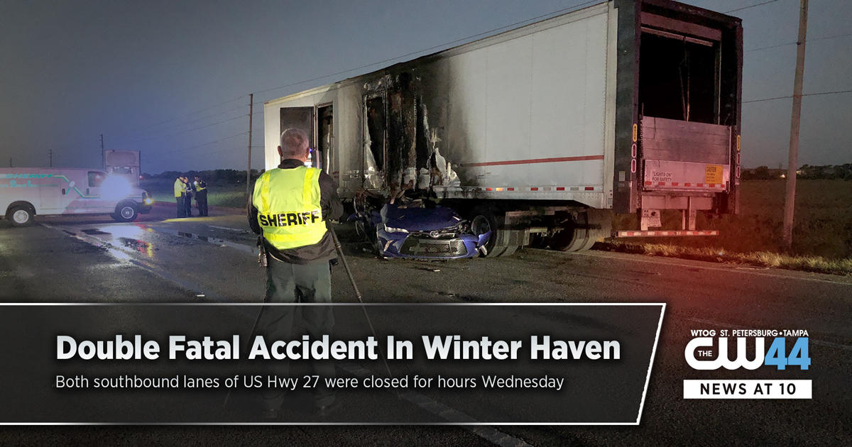 Double Fatal Collision Winter Haven Closes Us Hwy 27 Southbound