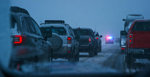 Colorado I-70 Interstate 70 highway snow traffic 