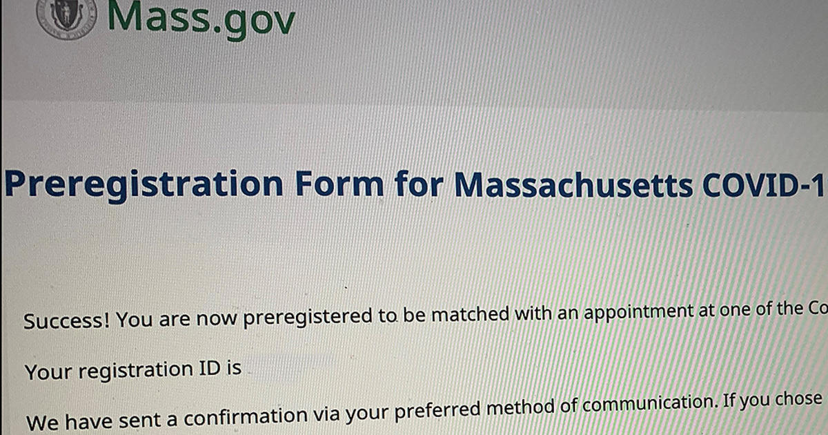 Massachusetts Vaccine Preregistration System Shutting Down May 31 Cbs Boston 7562