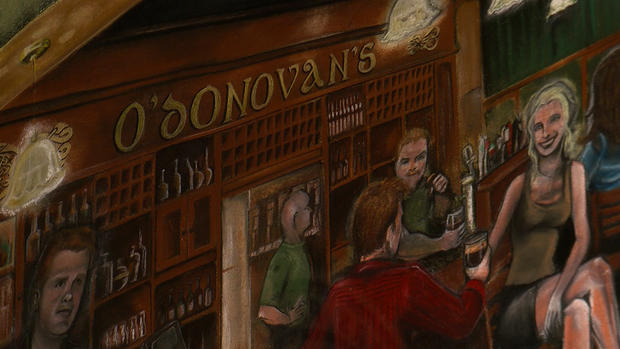 Painting Inside O'Donovan's Irish Pub 