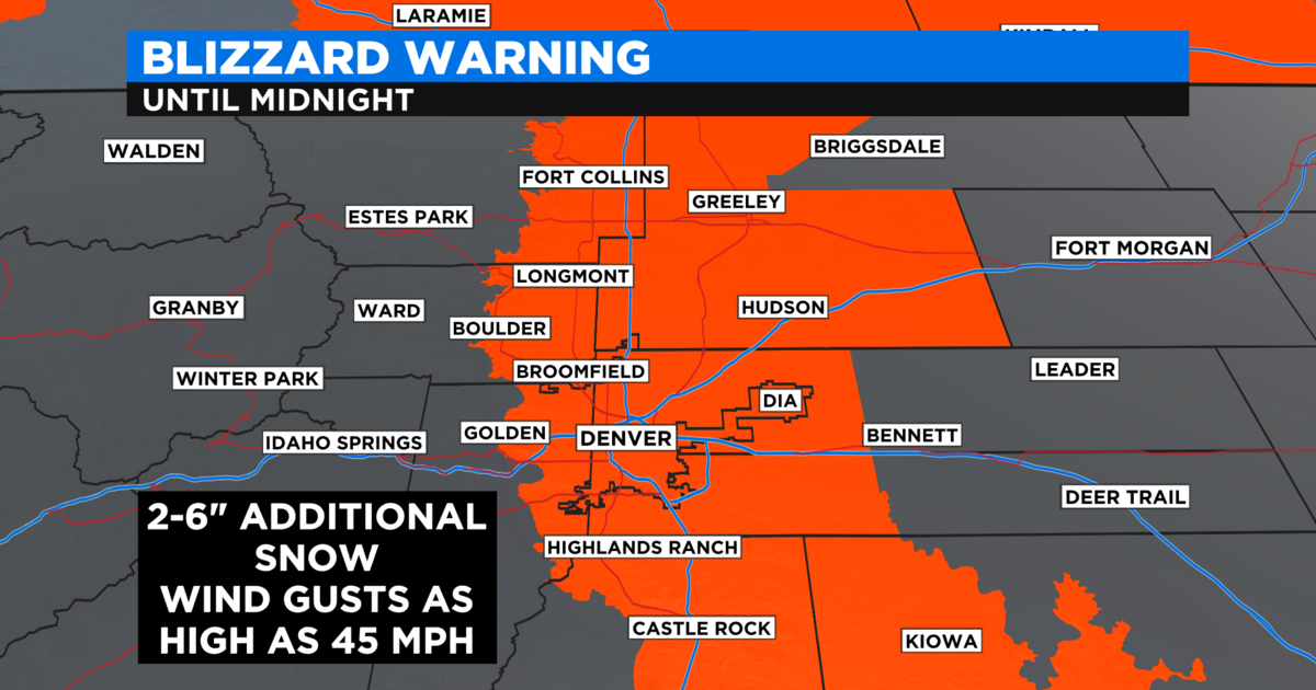 Colorado Weather Blizzard Warning In Effect As Biggest Snowstorm In 15