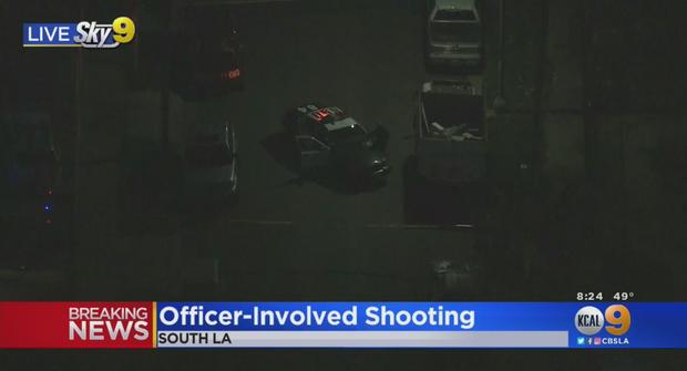 South LA LAPD Police Shooting 