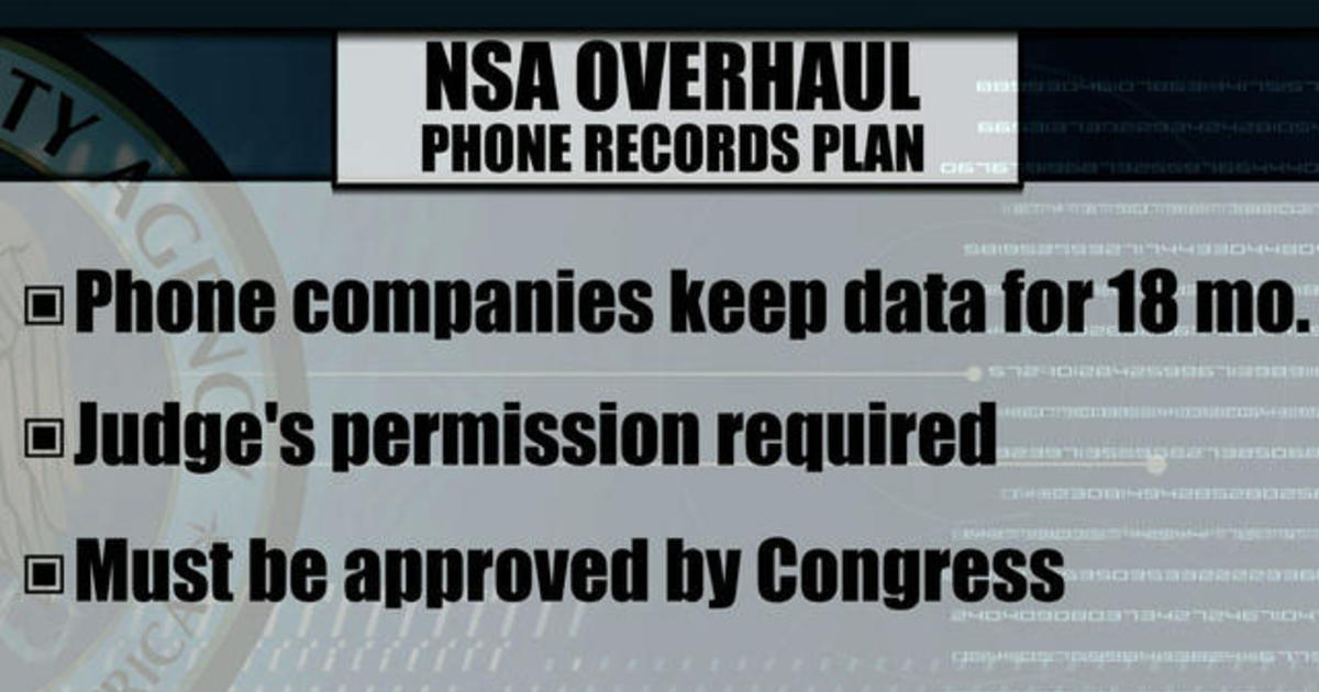 Obama To Propose Overhaul To NSA Phone Surveillance Program - CBS News