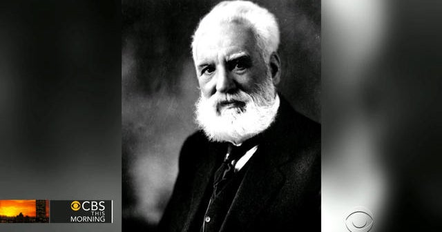 Alexander Graham Bell makes history 129 years ago today - CBS News