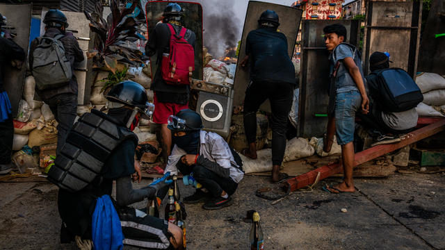 Civil Disobedience Continues As Death Toll Mounts In Myanmar 