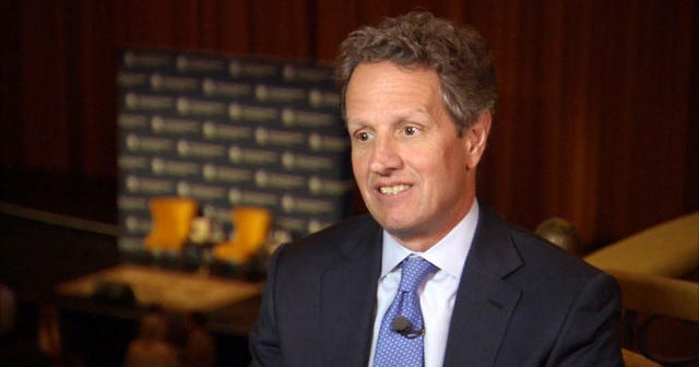 Timothy Geithner on working with Paulson, Bernanke - CBS News