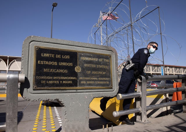 Migrants Cross From Mexico Into U.S. Near Ciudad Juarez 