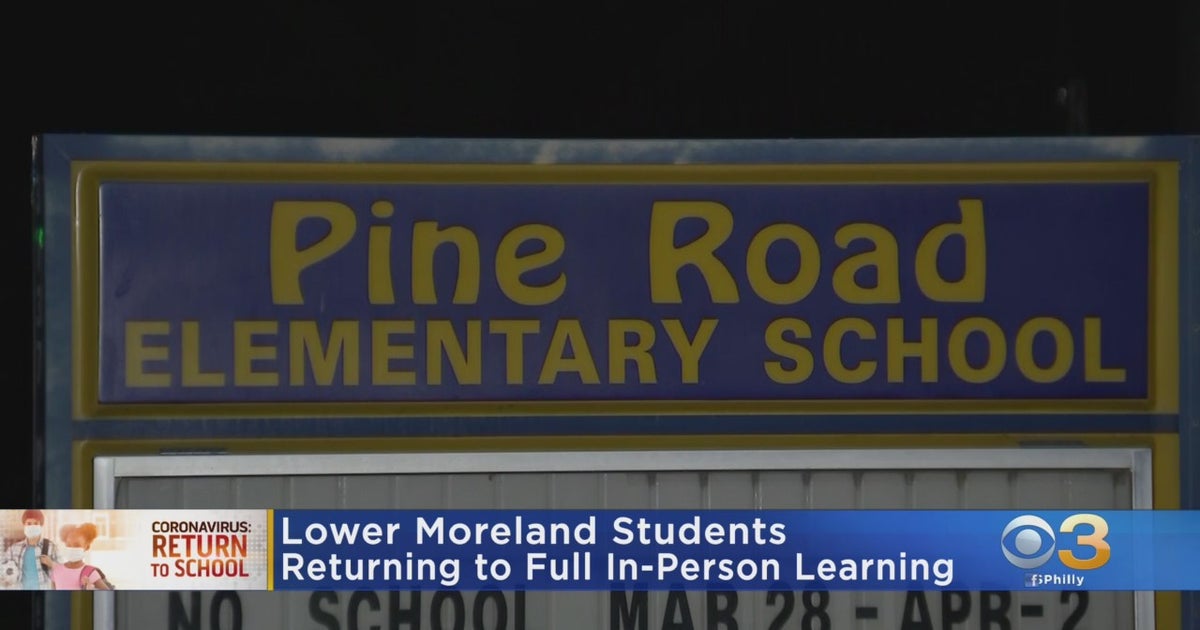 Lower Moreland Students Return To Full InPerson Learning CBS