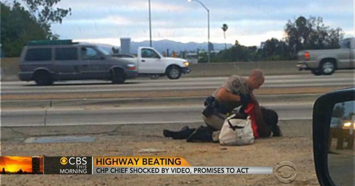 Community Leaders Express Outrage Over Chp Officer Who Beat Woman Cbs News