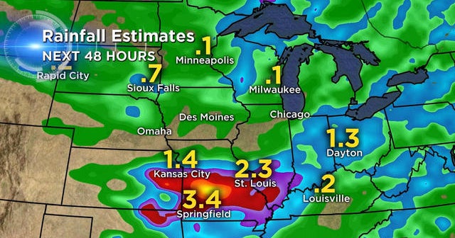 38 million Americans face severe weather threat Labor Day - CBS News