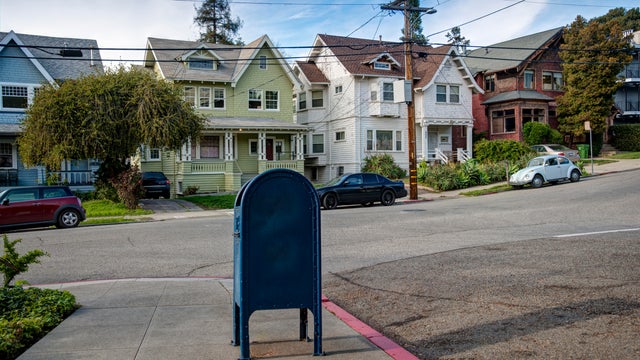 Mailbox in residental neighborhood 