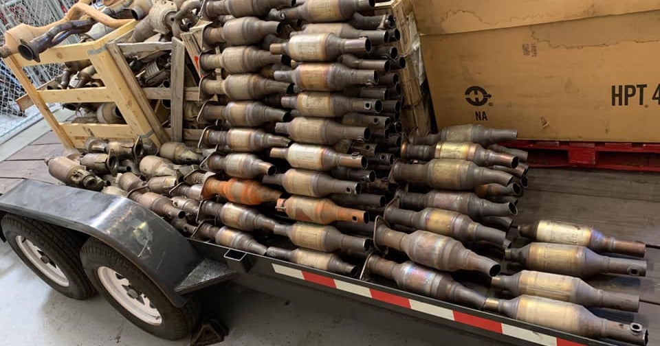 Cache of Stolen Catalytic Converters Found In Novato; Suspect Arrested