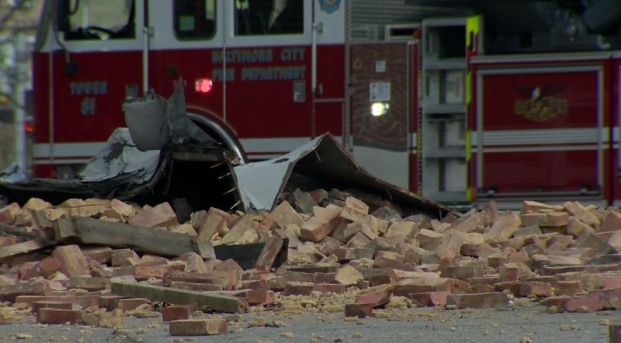 1 Injured After Building Collapses In East Baltimore, Officials Say ...