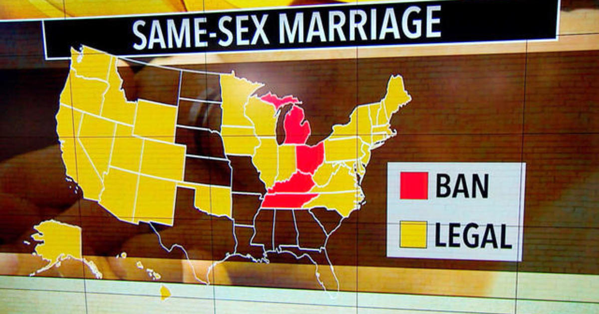 Federal Court Upholds Same Sex Marriage Bans In Four States Cbs News