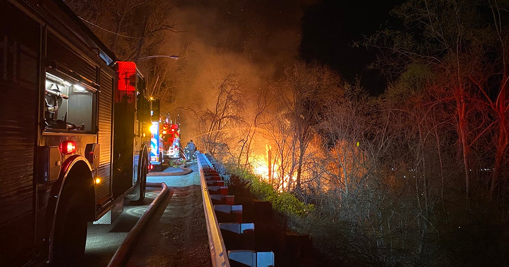 House Completely Destroyed In Fire In Wilkins Township - CBS Pittsburgh