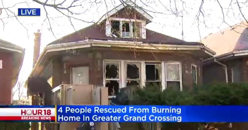 Four Hospitalized After Rescue From Greater Grand Crossing House Fire ...