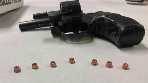 Starter pistol brandished by suspect 