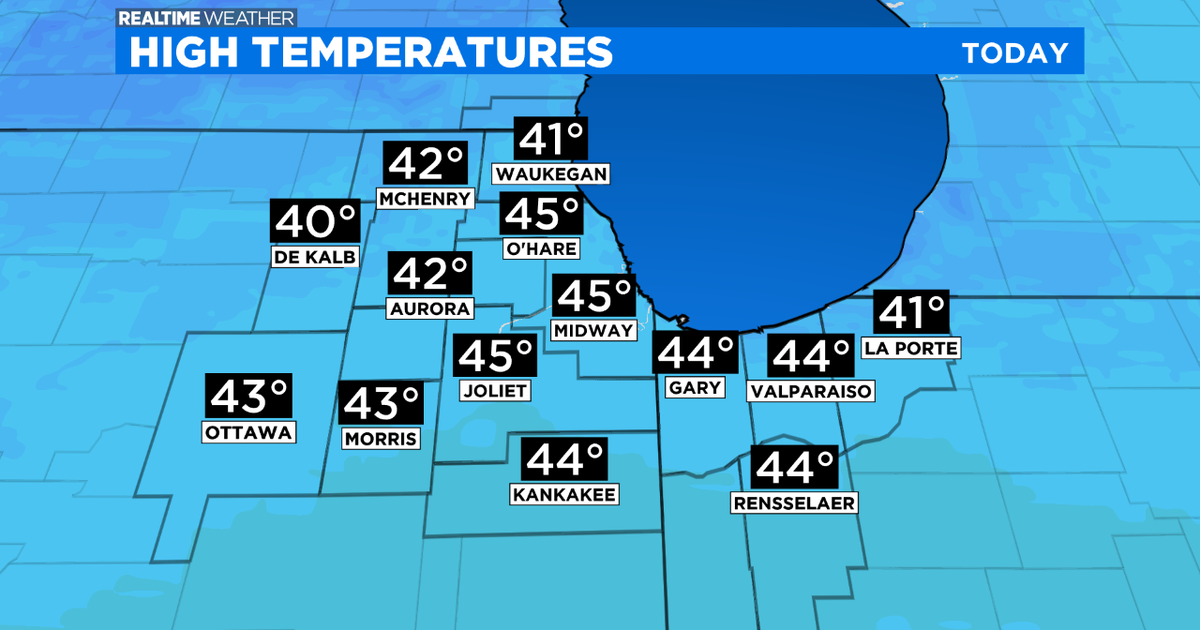 Chicago Weather: Temperature Drop In Effect - CBS Chicago