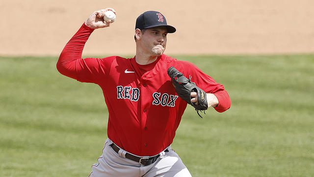 Bobby Dalbec #29 August 17, 2021 Game 2 Boston Red Sox at New York