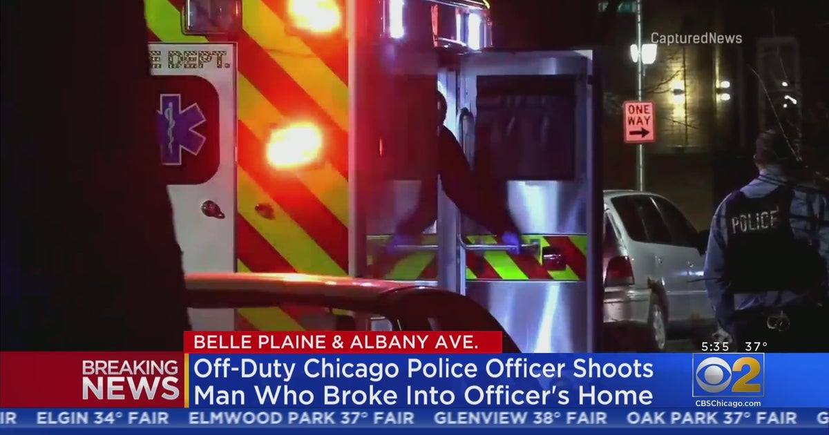 OffDuty Chicago Police Officer Shoots Man Who Broke Into Officer's