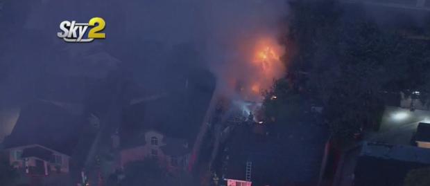Large House Fire Breaks Out In Alhambra Neighborhood, Forces Evacuations 