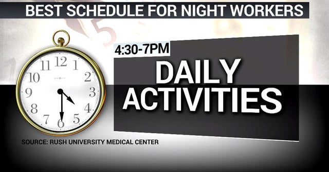 The best sleep schedule if you work overnight CBS News